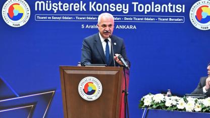 ASLANTAŞ, TOBB MÜŞTEREK KONSEY TOPLANTISI’NDA BÖLGENİN STRATEJİK ÖNCELİKLERİNİ GÜNDEME TAŞIDI