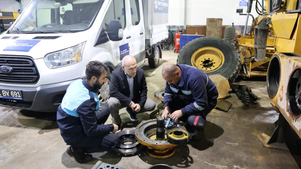 Büyükşehir’in bu atölyesi saat gibi işliyor