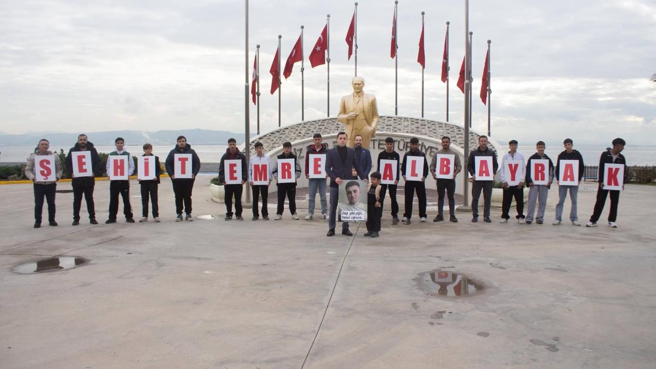 Darıca Ülkü Ocakları’ndan Şehit Emre Albayrak’a anlamlı anma
