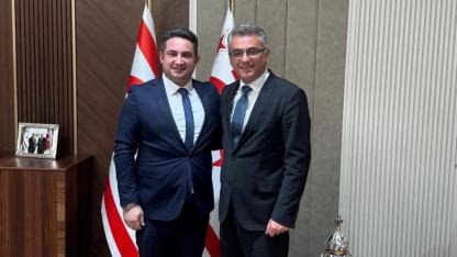 Darıca’dan KKTC’ye önemli ziyaret: Cumhurbaşkanı Erhürman, Darıcalılara selam gönderdi!