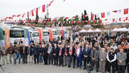 Gebze'den Sudan'a 10 Tırlık Kardeşlik Köprüsü: İnsani Yardım Konvoyu Dualarla Uğurlandı