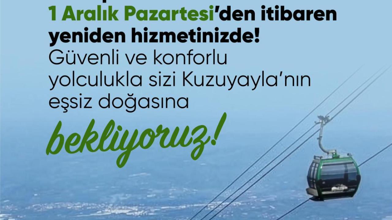 Kartepe Teleferik’te bakım çalışmaları tamam