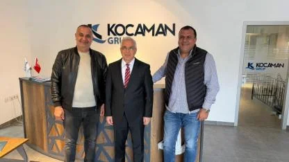 Kaymakam Dönmez’den Kocaman Grup’a teşekkür ziyareti