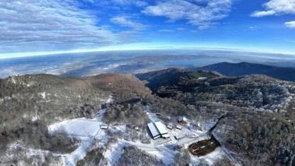 Kocaeli'de Kartepe beyaz örtüyle kaplandı