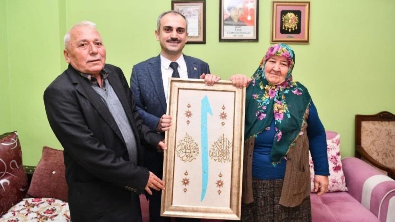 Şehit babası vefat etti