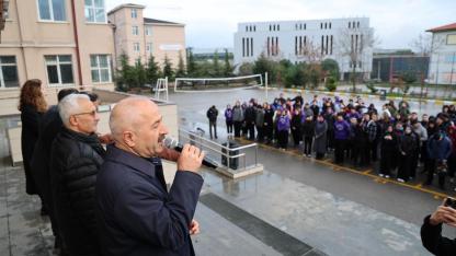 Yücel Boru Fen Lisesi’nde Bayrak Töreni