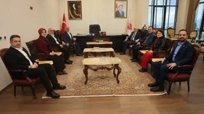 Başkan Bıyık ve ekibinden yeni Kaymakamlık binasına ziyaret