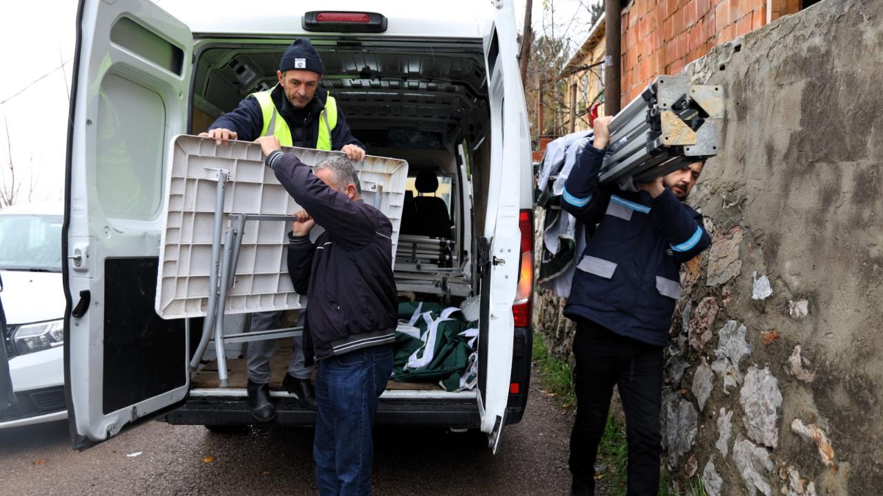 Büyükşehir, taziye sürecinde de vatandaşın yanında