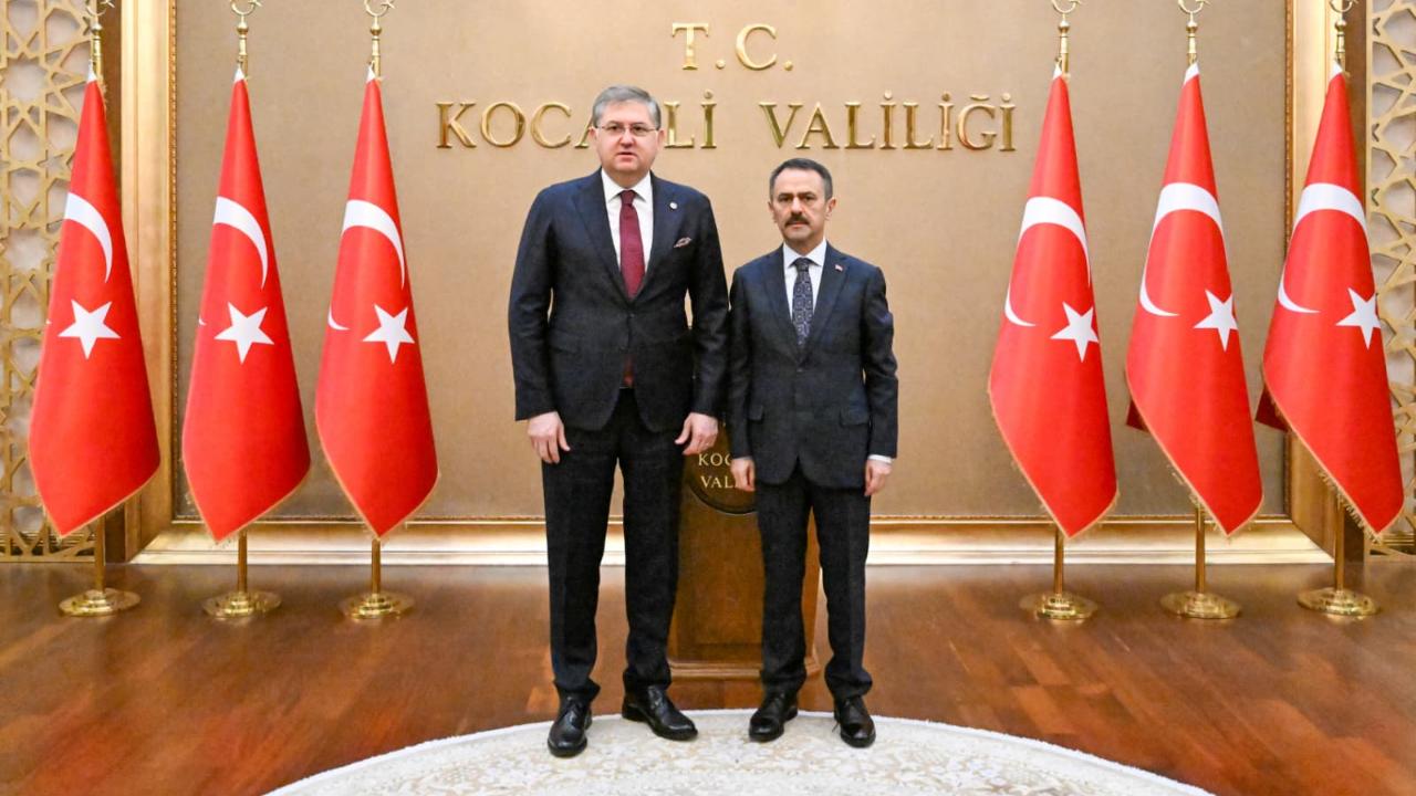 CHP Kocaeli Milletvekili Harun Özgür Yıldızlı’dan Vali İlhami Aktaş’a Ziyaret