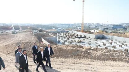 Çiftçi, “Hastane inşaatı hızla devam ediyor”