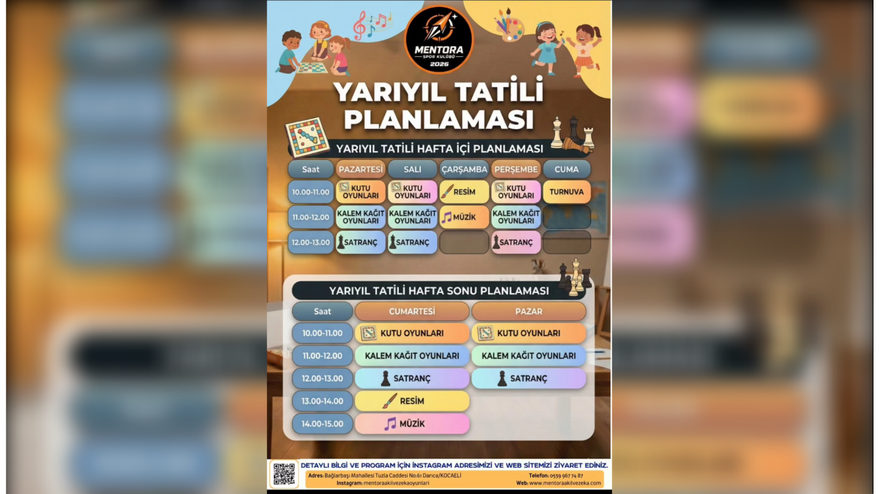 Darıca’’da Mentora Akıl ve Zekâ Oyunları Spor Kulübü kuruldu