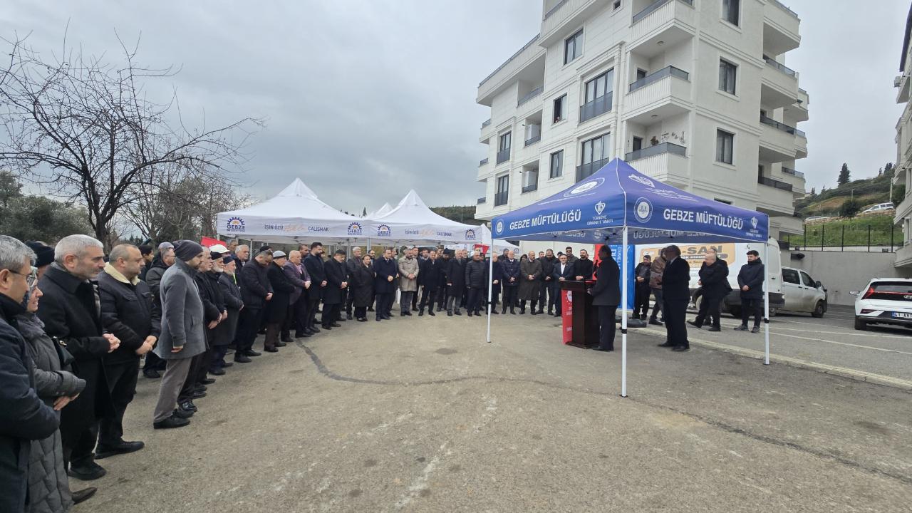 Eskihisar Dini Hizmetler Külliyesi Camii ve Kur’an Kursunun temeli dualarla atıldı
