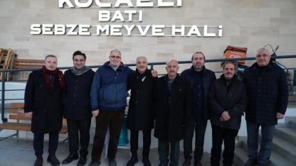 GEBZE TİCARET ODASI’NDAN SEBZE VE MEYVE HALİNE ZİYARET