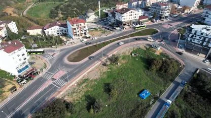 Gebze’de trafik dönel kavşaklarla rahatlıyor