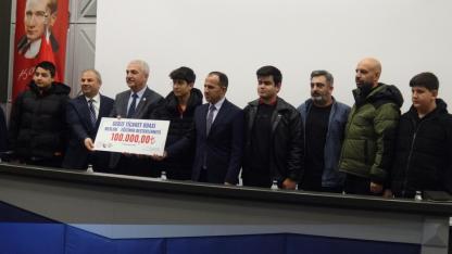 GTO'dan proje yarışmasında dereceye giren meslek liselerine maddi destek