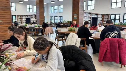 Kütüphaneler yarıyıl tatilinde cıvıl cıvıl