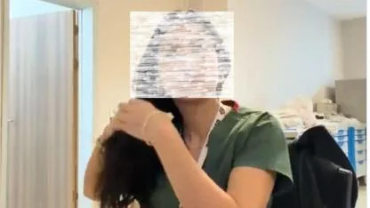 Sağlık personelinin saç örgü paylaşımına soruşturma; gözaltına alındı