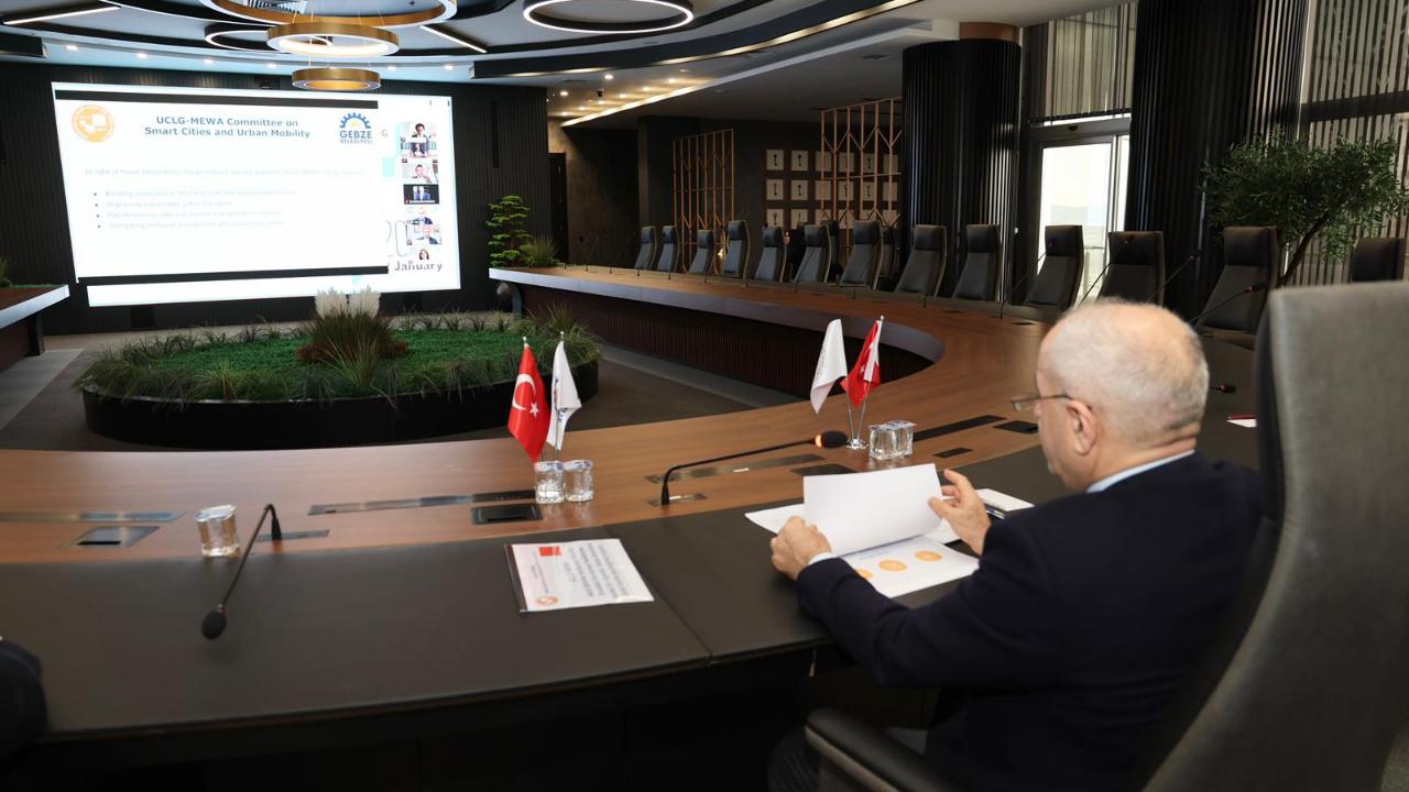 UCLG-MEWA CSCUM Çevrimiçi Başkanlık Toplantısı Gebze Ev Sahipliğinde Gerçekleştirildi