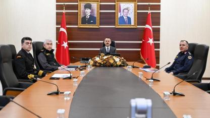 Vali İlhami Aktaş, İçişleri Bakanı Ali Yerlikaya Başkanlığındaki VKS Toplantısına Katıldı