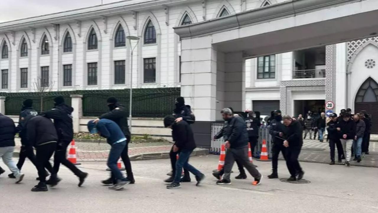 Yasa dışı bahis operasyonunda gözaltına alınan 61 şüpheli adliyede