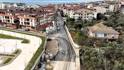 Yenilenen Darıca Özbay Sokak’ta mesaiye devam