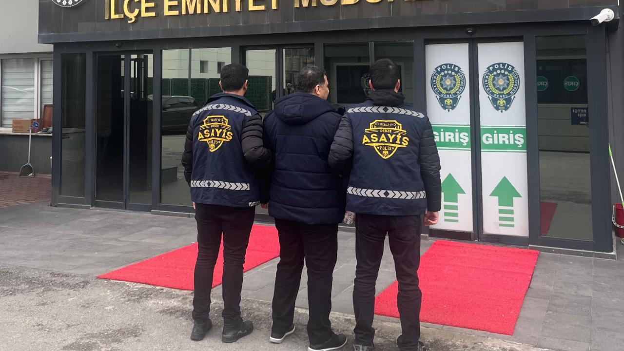 47 Yıl hapis cezası vardı, Gebze’de yakalandı