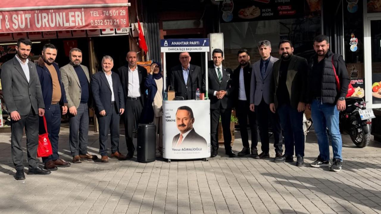 Anahtar Parti Darıca’da üyelik çalışması gerçekleştirdi