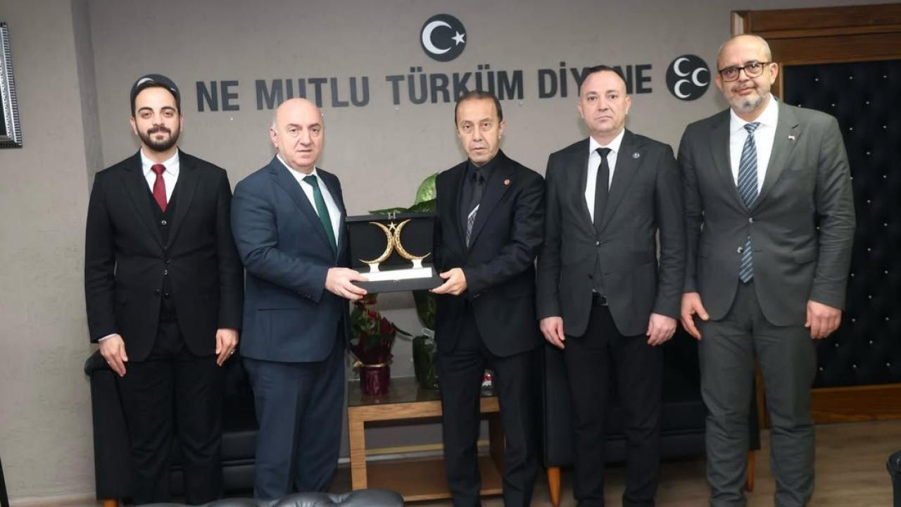 Başkan Bıyık'tan MHP Kocaeli İl Başkanı Kamil Akın’a 'hayırlı olsun' ziyareti