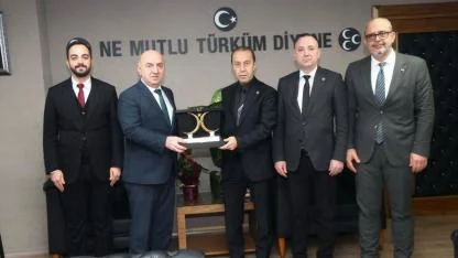 Başkan Bıyık'tan MHP Kocaeli İl Başkanı Kamil Akın’a 'hayırlı olsun' ziyareti