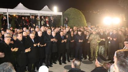 BAŞKAN BÜYÜKGÖZ, HATAY’DA DEPREM ŞEHİTLERİNİ ANDI