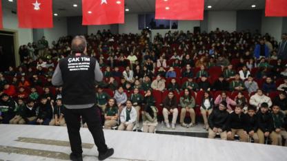 ÇAK-TİM, afet farkındalık eğitimlerini sürdürüyor