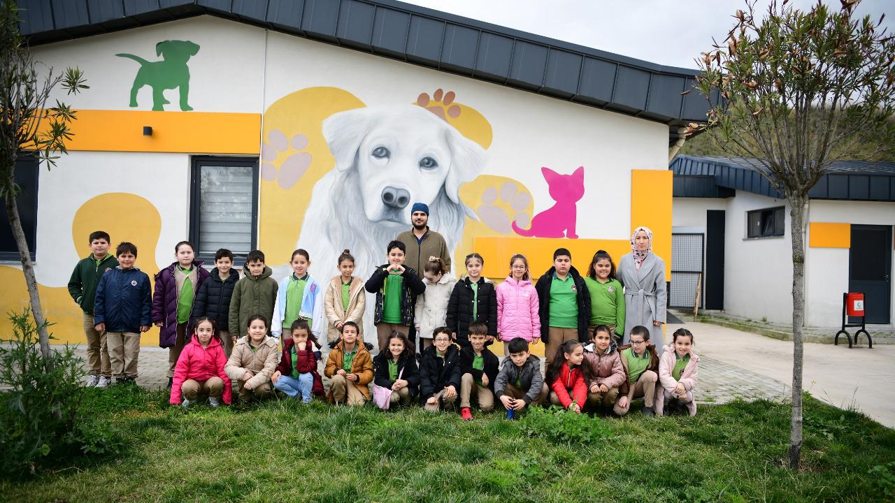 Çayırovalı miniklerden, can dostlarımıza ziyaret