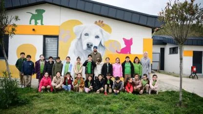 Çayırovalı miniklerden, can dostlarımıza ziyaret