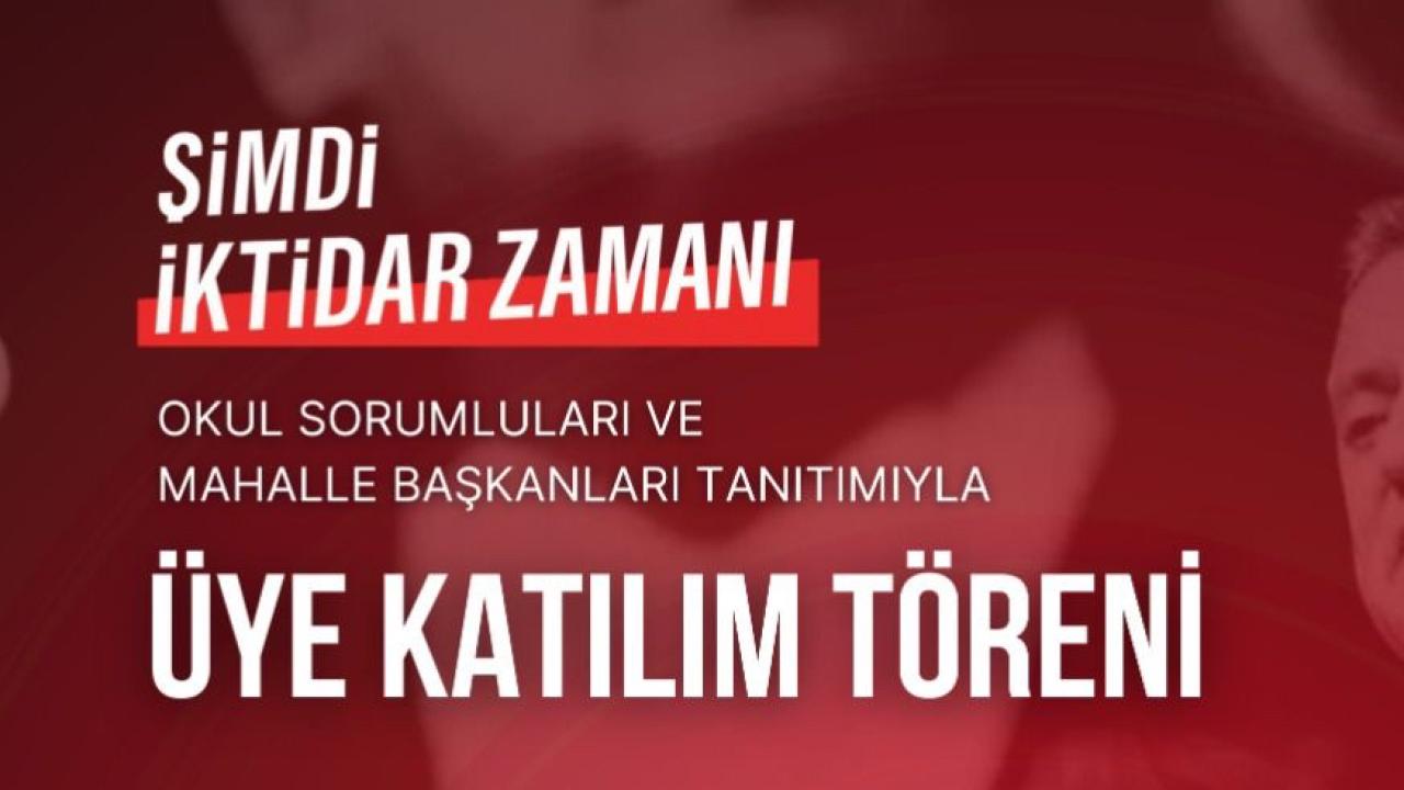 CHP Darıca, büyük üye katılım töreni düzenliyor