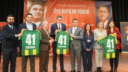 CHP Darıca’da üye katılım töreni coşkuyla gerçekleşti