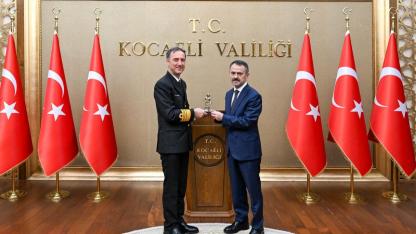 Donanma Komutan Yardımcısı Payal’dan Vali Aktaş’a ziyaret