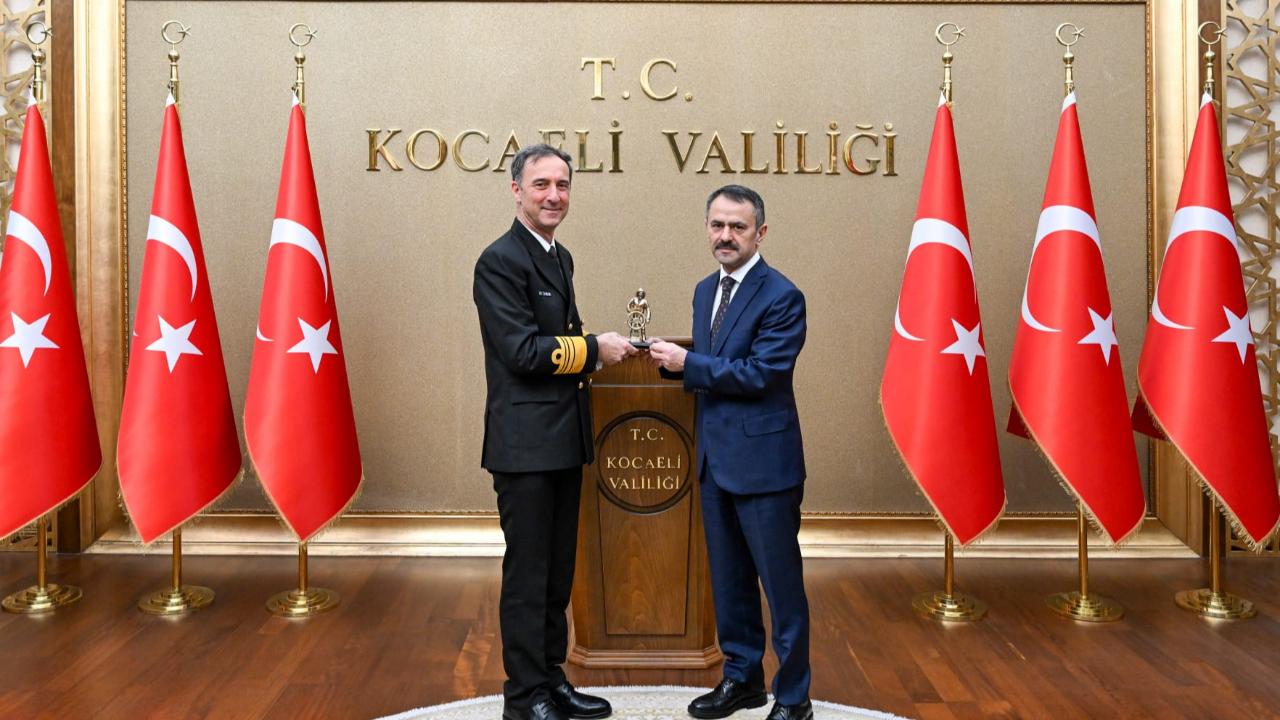 Donanma Komutan Yardımcısı Payal’dan Vali Aktaş’a ziyaret