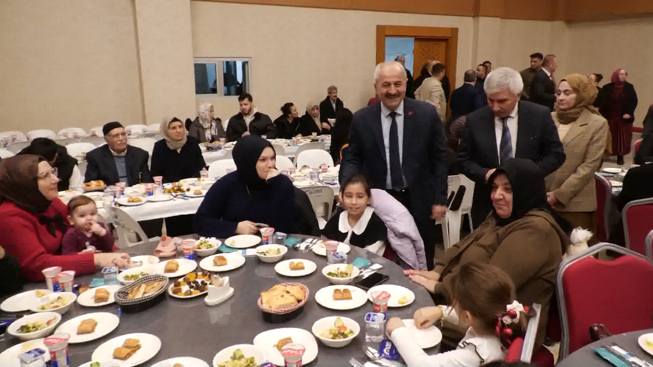 Gebze’deki ilk iftar Şehit Yakınları ve Gaziler için