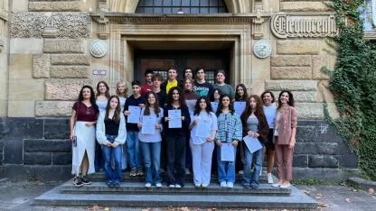 Gökşen Mustafa Yücel’in öğrencileri Almanya’daydı