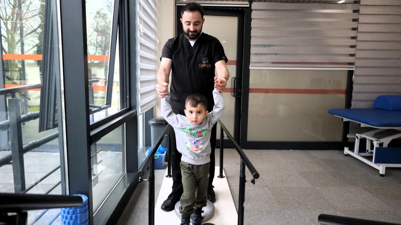 Gonca’da atılan ilk adım, minik Demir’e umut oldu