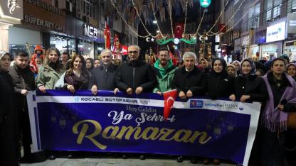 Ramazan sevinci Gebze’de meydanlara taştı