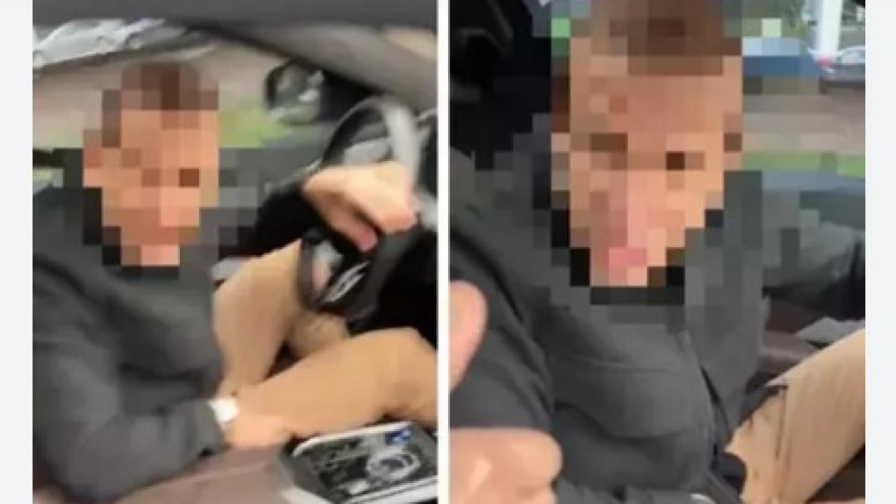 Trafikte yenidoğan bebekli aileye tabancaya gösteren kişi, gözaltına alındı