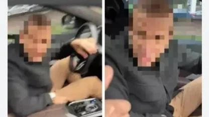 Trafikte yenidoğan bebekli aileye tabancaya gösteren kişi, gözaltına alındı