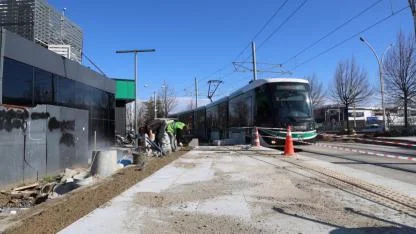 1 tramvay aracı aynı anda 600 yolcu taşıyacak