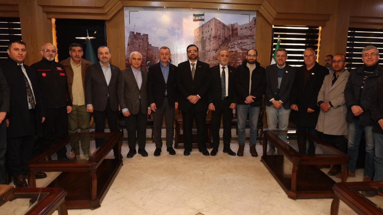 Başkan Büyükakın’dan, Halep’te yoğun ziyaret trafiği