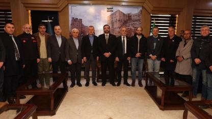 Başkan Büyükakın’dan, Halep’te yoğun ziyaret trafiği