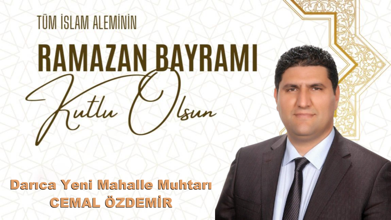 Cemal Özdemir Ramazan Bayramı Kutlaması