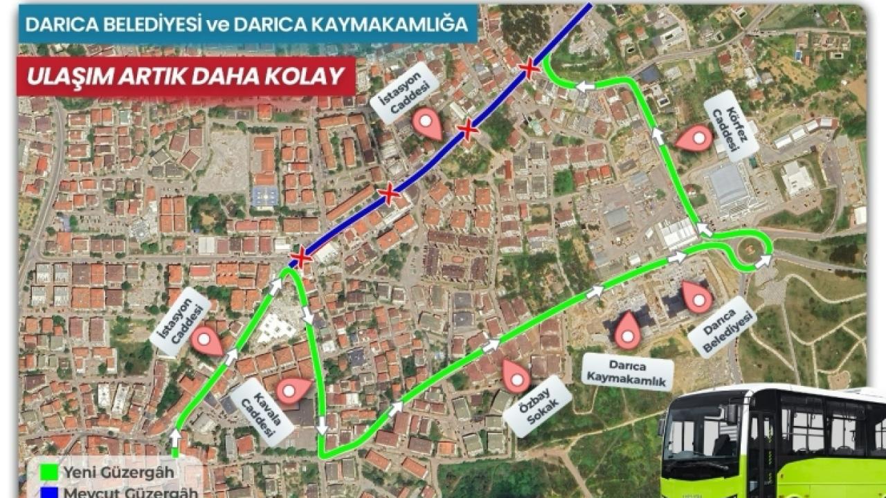 Darıca’da otobüs hatlarının yeni güzergahları belli oldu