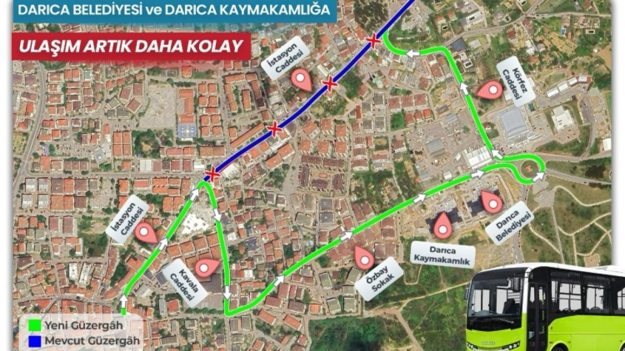 Darıca’da otobüs hatlarının yeni güzergahları belli oldu