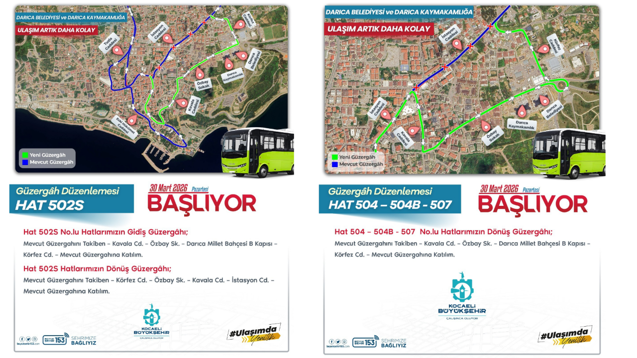 Darıca’nın yeni hizmet binalarına erişilebilir ulaşım